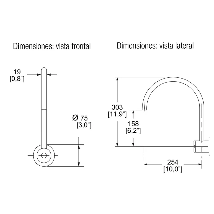 Llave electrónica de sensor de baterías a pared TV-201 HELVEX